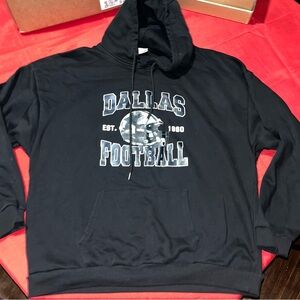 Black Dallas Cowboys Football Hoodie